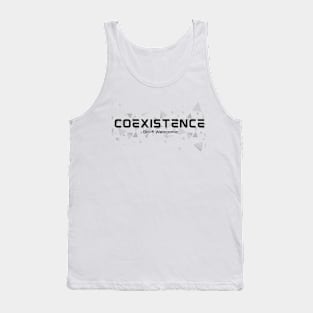 simple logo Coexistence Tank Top